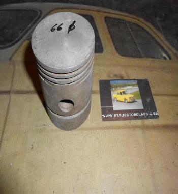 PS09 PISTON DIAM. 66 mm ALT. 82 mm SEGMENTOS 2,5 - 2,5 - 2,5- 3,5 mm BULON 17,5 mm ( SIN SEGMENTOS )