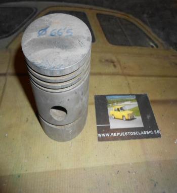 PS10 PISTON DIAM. 66,5 mm ALT. 82 mm SEGMENTOS 2,5 - 2,5 - 2,5- 3,5 mm BULON 17,5 mm ( SIN SEGMENTOS )