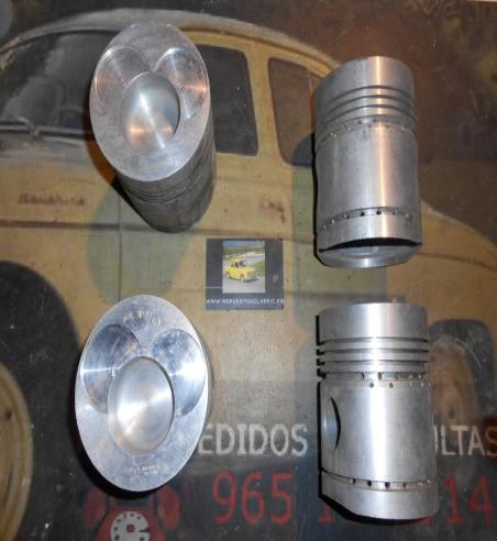 PS46 JUEGO PISTONES PERKINS , DIAM. 100 mm SEGMENTOS 2,5 - 2,5 - 2,5 - 5- 5 , DIAM. BULON 32 mm ALT. 118 mm , SIN SEGMENTOS