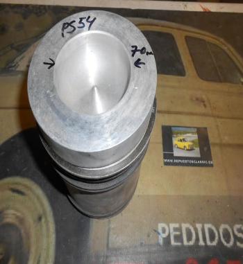 PS54 PISTON PEGASO DIAM. 120 mm ALT. 160 SEGMENTOS 3 - 3 - 3 - 6 - 6 BULON 45 mm CAMARA COMBUSTION 70 mm