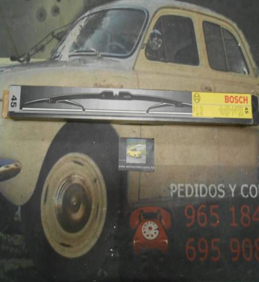 JUEGO ESCOBILLAS LIMPIAPARABRISAS VEHICULO INDUSTRIAL 450mm BOSCH 45 AVIA, EBRO, DODGE, FIAT, MERCEDES MB, RENAULT