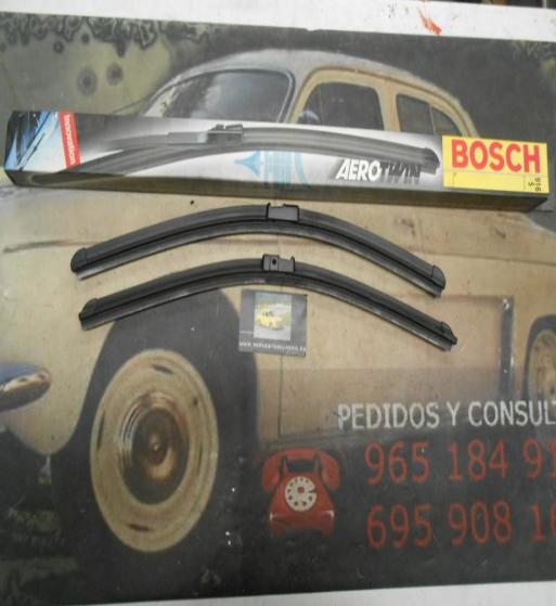JUEGO ESCOBILLAS LIMPIAPARABRISAS 475mm BOSCH 916S AEROTWIN VOLKSWAGEN LUPO