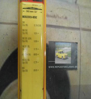 JUEGO ESCOBILLAS LIMPIAPARABRISAS 560mm BOSCH 014 MERCEDES W126 REF. BOSCH 3397001014