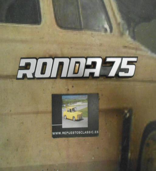 ANA113 ANAGRAMA SEAT RONDA 75 MEDIDA 215x27mm