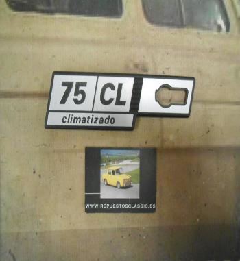 ANA125 ANAGRAMA SEAT RITMO 75 CL CLIMATIZADO ALETA DERECHA