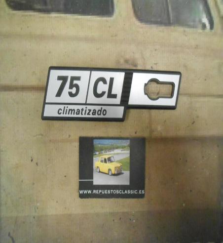 ANA125 ANAGRAMA SEAT RITMO 75 CL CLIMATIZADO ALETA DERECHA