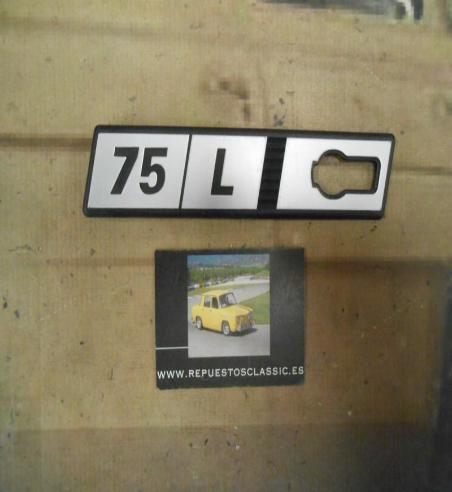 ANA127 ANAGRAMA SEAT RITMO 75 L ALETA DERECHA
