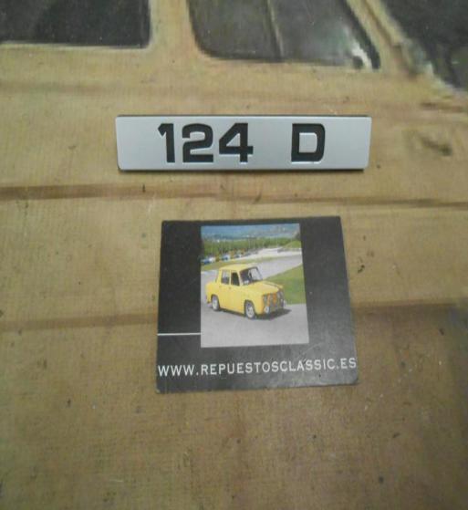ANA134 ANAGRAMA SEAT 124 D MEDIDA 123x18mm