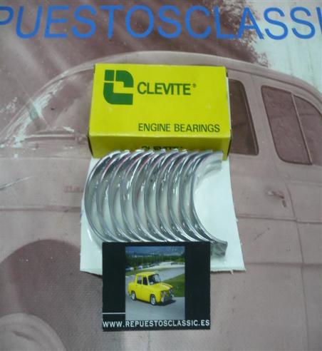 CAS68 JUEGO CASQUILLOS DE BANCADA STD SIMCA 1000 MOTOR 349, 1200, TALBOT 150, HORIZON, SOLARA