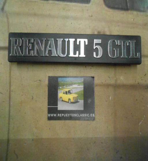 ANA352 ANAGRAMA RENAULT 5 GTL 235x35mm