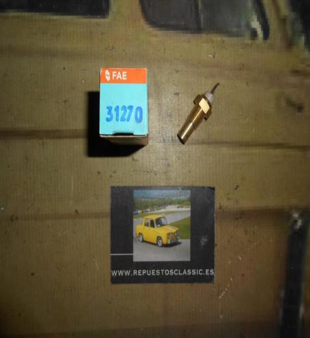 3127 TERMORRESISTENCIA TEMPERATURA FORD ESCORT, FIESTA, TAUNUS 64--> MOTOR CVH, CORTINA, TRANSIT V4 -->70, LOTUS 63-->66, LOTUS