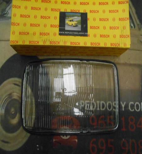 2305620904 PI1 CRISTAL FARO DELANTERO IZQUIERDO CAMION MERCEDES NG, MK, SK 73-->96 BOSCH