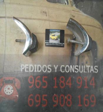 MAS07 JUEGO DE 2 MASCOTAS PARAGOLPES SEAT 124 SPORT 1600