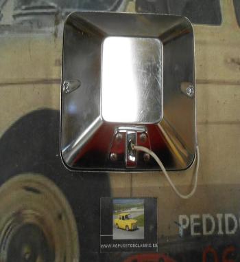 19004FI PI2 FARO ANTINIEBLA UNIVERSAL VEHICULO INDUSTRIAL 190x155mm KINBY METAL CROMO