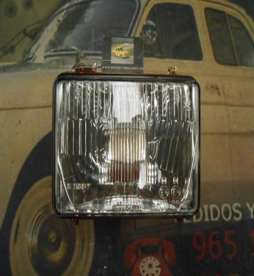 FE1141 PI2+PV1N2 FARO DELANTERO KINBY SAVA PEGASO J4 MOTOR IBERICA, EBRO FOCO EUROPEO SIN DIFUSOR