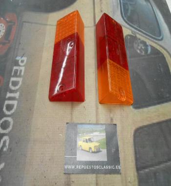 PI15 PI3 JUEGO TULIPAS PILOTOS TRASEROS TRACTOR, REMOLQUE MEDIDA 150x55x30mm HELLA BICOLOR