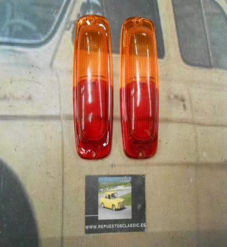 PI26 PI3 JUEGO TULIPAS BICOLOR PILOTO TRASERO DKW YORKA