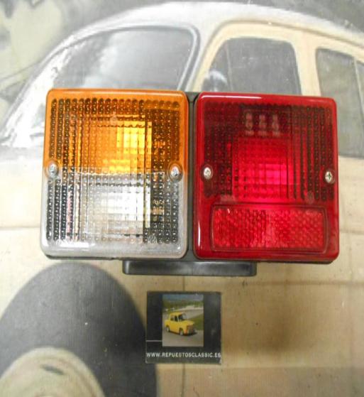 PI52 PI3 PILOTO TRASERO CAMION, TRACTOR, REMOLQUE YORKA 25101   MEDIDA 270x120x70mm CON LUZ DE MATRICULA