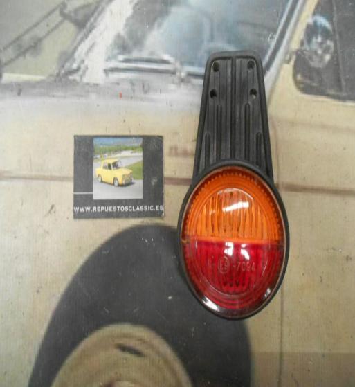 PI55 PI3 PILOTO TRASERO COLGANTE CAMION CLASICO, TRACTOR, REMOLQUE IRZO 108 MEDIDA 170x90x80mm ROJO/AMBAR