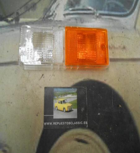 PI107 PI4 TULIPA PILOTO CAMION REMOLQUE CARAVANA TRACTOR AMBAR/BLANCO MEDIDA 180x60mm RINDER 1227.11
