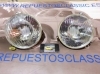 ISI78 JUEGO OPTICAS FAROS SIMCA 1000 PRIMERA SERIE Y TRACTOR 155 mm