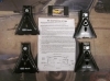 BAC43 17000 KIT OPTIMA SOPORTES BASES DE APOYO PARA BACA-BARRAS DE TECHO CRUZ (PARA BARRAS SERIE OT)