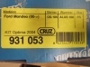 BAC49 931053 KIT OPTIMA SOPORTES FIJACION BACA-BARRAS DE TECHO CRUZ, FORD MONDEO 00-> (PARA BARRAS OS-105, ALUS-98)
