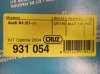 BAC50 931054 KIT OPTIMA SOPORTES FIJACION BACA-BARRAS DE TECHO CRUZ, AUDI A4 01-> (PARA BARRAS OT-115, ALUT-118)
