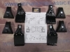 BAC59 931417 KIT OPTIMA SOPORTES FIJACION BACA-BARRAS DE TECHO CRUZ, SEAT LEON 05> (PARA BARRAS OT-115, ALUT-118)