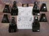 BAC60 931421 KIT OPTIMA SOPORTES FIJACION BACA-BARRAS DE TECHO CRUZ, PEUGEOT 1007 (PARA BARRAS OT-115, ALUT-118)