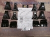 BAC61 931422 KIT OPTIMA SOPORTES FIJACION BACA-BARRAS DE TECHO CRUZ, VOLKSWAGEN PASSAT 05> (PARA BARRAS OT-115, ALUT-118)