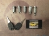 CM76 85203 JUEGO BOMBINES CERRADURA CON LLAVES FIAT CINQUECENTO (170) 91>99 OEM: 7669077
