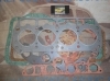 JM91 JUEGO JUNTAS MOTOR COMPLETO SIMCA 1000 ( MOTOR 349 )