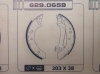 KT51-6088087 KIT FRENO TAMBOR TRASERO FORD ESCORT 1.3i, 1.4i 95-> (TAMBOR 203x38mm. BOMBIN 22,22mm)