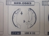 KT61-6087861 KIT FRENO TAMBOR TRASERO PEUGEOT 205 CON SERVOFRENO EXC. INYECCION (TAMBOR 180x32mm. BOMBIN 19mm)