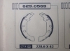 KT66-6087862 KIT FRENO TAMBOR TRASERO PEUGEOT 405 87>96 TODOS LOS MODELOS SIN ABS (TAMBOR 228,6x42mm. BOMBIN 20,64mm)