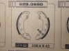 KT73- 6087778 KIT FRENOS TRASEROS SEAT 124, 1430, 131, 132 RENAULT 12 FAMILIAR, TALBOT HORIZON (228,6x42mm - BOMBIN PISTON 22mm