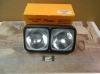 Pi639P2 CONJUNTO OPTICAS H4 CERQUILLO NEGRO FARO IZQUIERDO PEGASO TECNO, AUTOBUS URBANO, RINDER 443.00