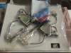 VN58 P4 JUEGO ELEVALUNAS ELECTRICOS VOLKSWAGEN POLO PUERTAS TRASERAS 11/99> INCLUYE KIT DE INSTALACION COMPLETO