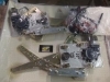 TA20 P4 JUEGO ELEVALUNAS ELECTRICOS TOYOTA COROLLA SEDAN PUERTAS DELANTERAS 8/87>8/92 INCLUYE KIT DE INSTALACION COMPLETO