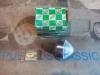 ISE562* PILOTO DELANTERO METALICO ORIGINAL YORCA SEAT 600 D TULIPA BLANCA ( 2 POLOS )