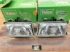 85174/175 PV2N2 JUEGO FAROS H4 IBIZA, CORDOBA 93>02, SEAT INCA 95>03, VALEO REGULACION ELECTRICA SIN SERVOMOTOR