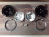 IRE443 JUEGO FAROS COMPLETOS CON PATILLA REGULACION RENAULT 4, 6, 8, 10