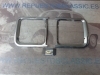 BI162 JUEGO MOLDURAS METALIZADAS CERQUILLOS BISELES FAROS RENAULT 6 2ª SERIE