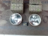 ISE55* JUEGO OPTICAS FAROS LUZ DE CRUCE KINBY FOCO EUROPEO SEAT 1500 BIFARO , 124 SPORT , DODGE DART 3700