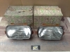 ISE12* JUEGO OPTICAS FAROS CIBIE H4 SEAT 131 1ª SERIE