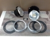 FA1082 PI1 JUEGO FAROS KIMBY FOCO EUROPEO PEGASO, DKW F1000, LAND ROVER, AVIA, JEEP - COMPUESTO POR FAROS , COCOS Y BISELES
