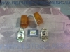 IC192P4 JUEGO PILOTOS AMBAR INTERMITENTES LATERALES CITROEN 2CV FURGONETA , AK , YORKA 0124400045
