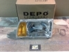 IC200P4 FARO DERECHO H4 CITROEN VISA, C15 ->89, INTERMITENTE AMBAR