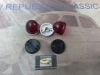 PI646P2 JUEGO PILOTOS REDONDOS UNIVERSALES ROJOS 1SERVICIO (DIAMETRO 60mm ALTO 57mm)